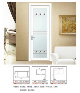 88平板平開門係列